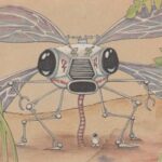 Insect Space Ship - Mixed Media by Leland Green-275x200